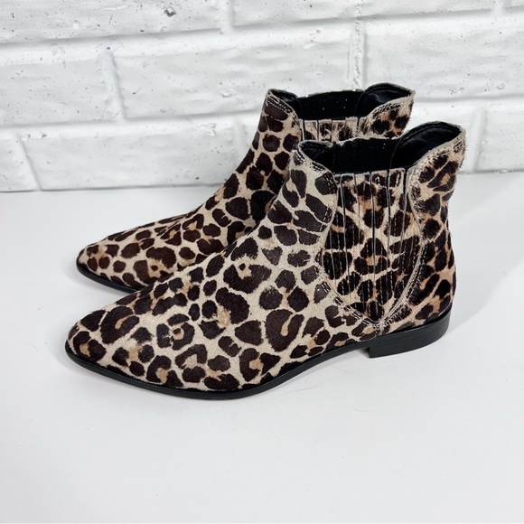 REBECCA MINKOFF Madysin Cheetah print pointed toe chelsea boot - Picture 9 of 10